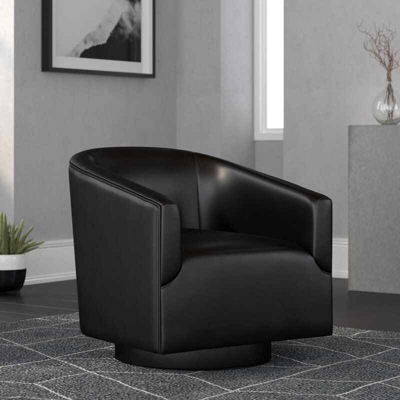 Mcintyre 30 Wide Swivel Barrel Chair thumbnail 3