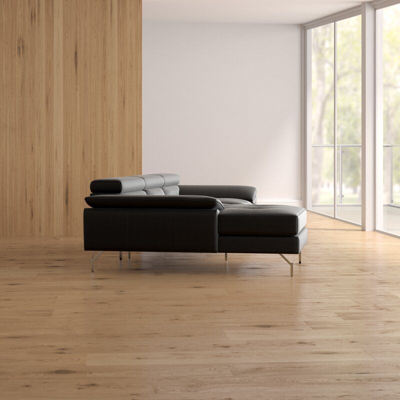 Grasmere 105 Wide Genuine Leather Sofa and Chaise thumbnail 5