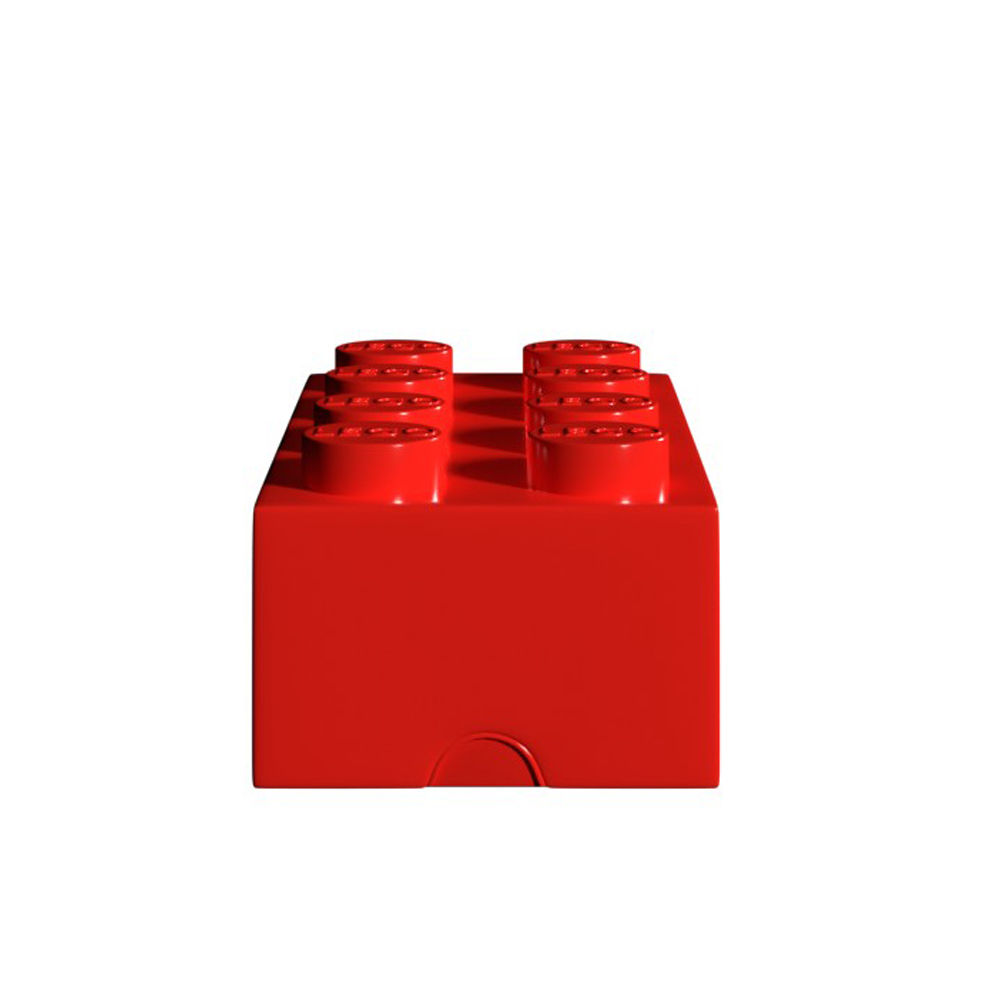 Bright Red LEGO Storage Brick 8 Toy Box thumbnail 2