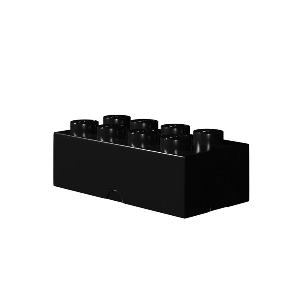 Black LEGO Storage Brick 8 Toy Box thumbnail 2