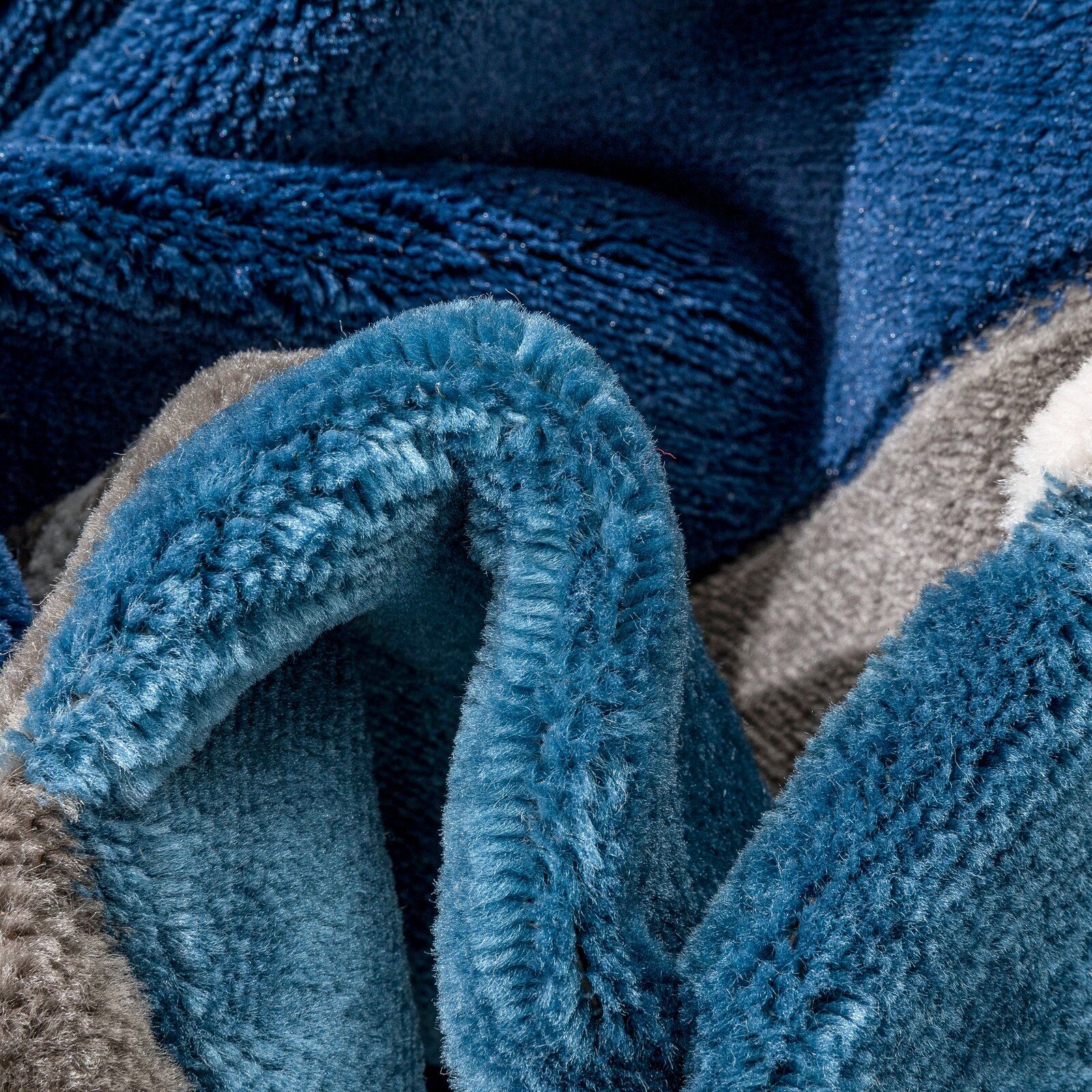 Nora Geometric Blue Navy Area Rug thumbnail 4