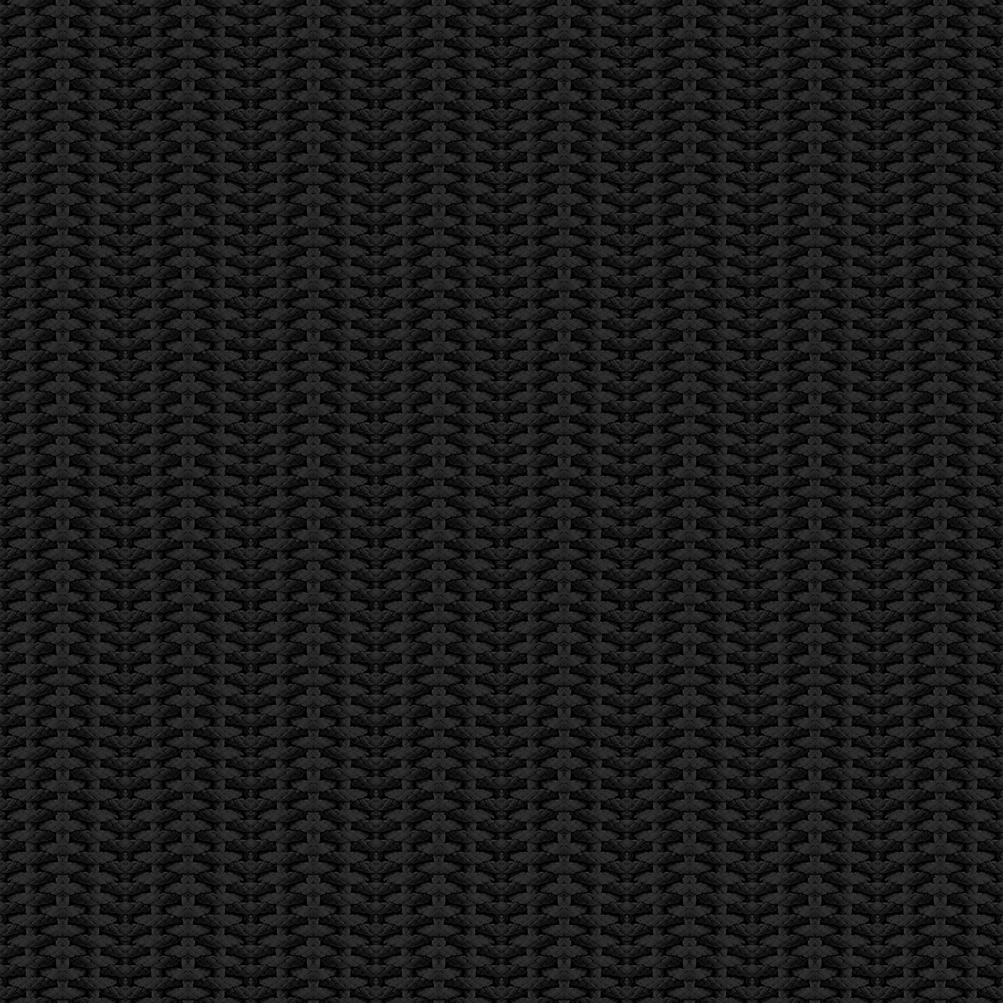 CRISS KNIT BLACK POUF thumbnail 5