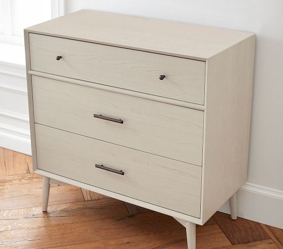 West Elm X Pbk Mid Century 3 Drawer Dresser thumbnail 4