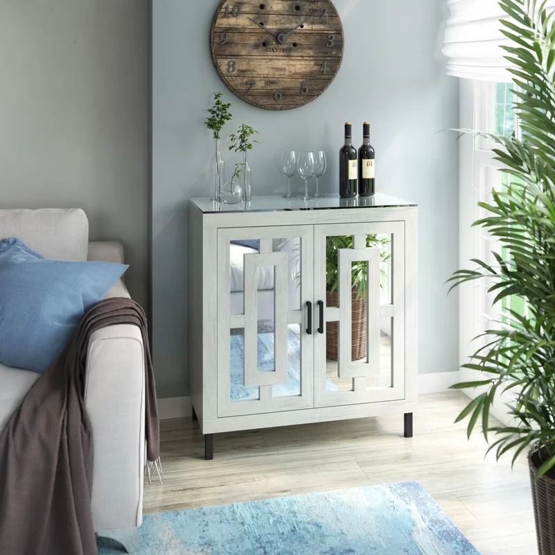 Casen Bar Cabinet with Wine Storage thumbnail 2
