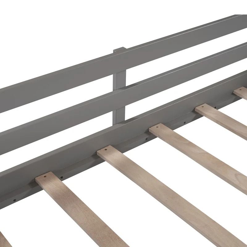 Thendara Twin Loft Bed with Shelves by Harriet Bee thumbnail 7
