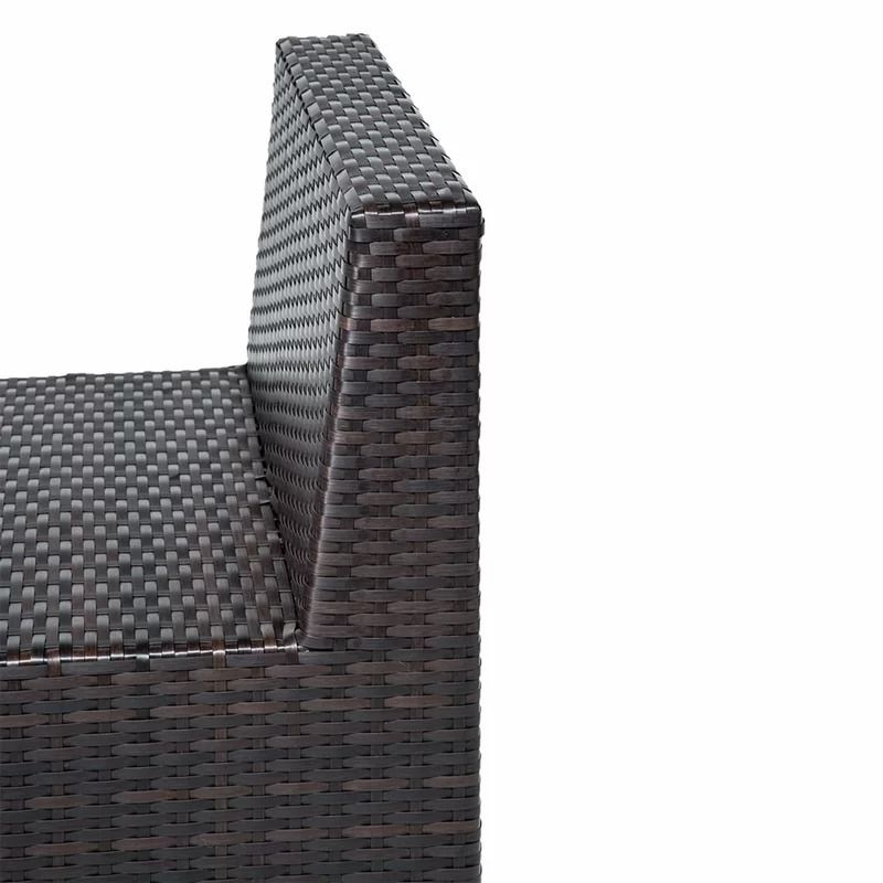 Fernando All Weather Wicker Rattan 6 Person Seating Group with Cushions thumbnail 3