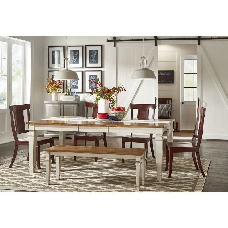 Dove Springs 42 Solid Oak Dining Table thumbnail 2