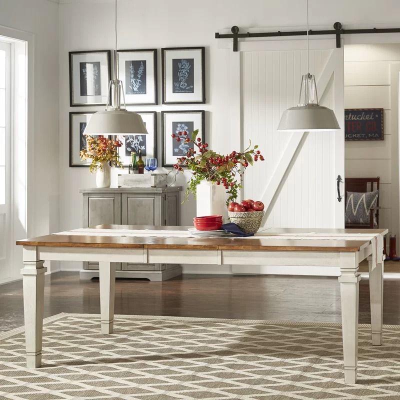 Dove Springs 42 Solid Oak Dining Table thumbnail 3