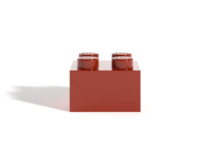 Bright Red LEGO Storage Brick Drawer Bright Toy Box thumbnail 3