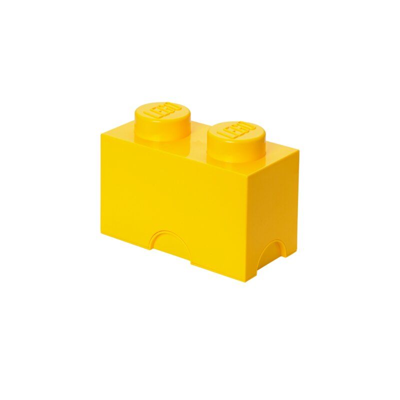 Bright Yellow LEGOStorage Brick 2 Toy Box thumbnail 2