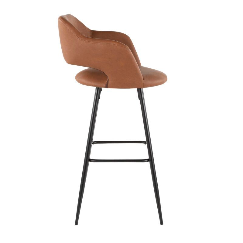 Crosby Upholstered Bar and Counter Stool Set of 2 thumbnail 2