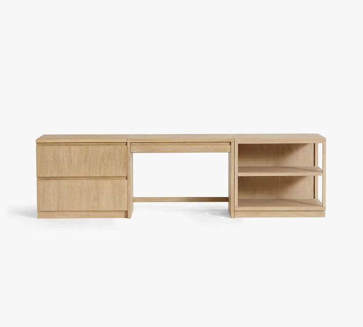 Pacific Desk with Bookcase And File Cabinet thumbnail 3