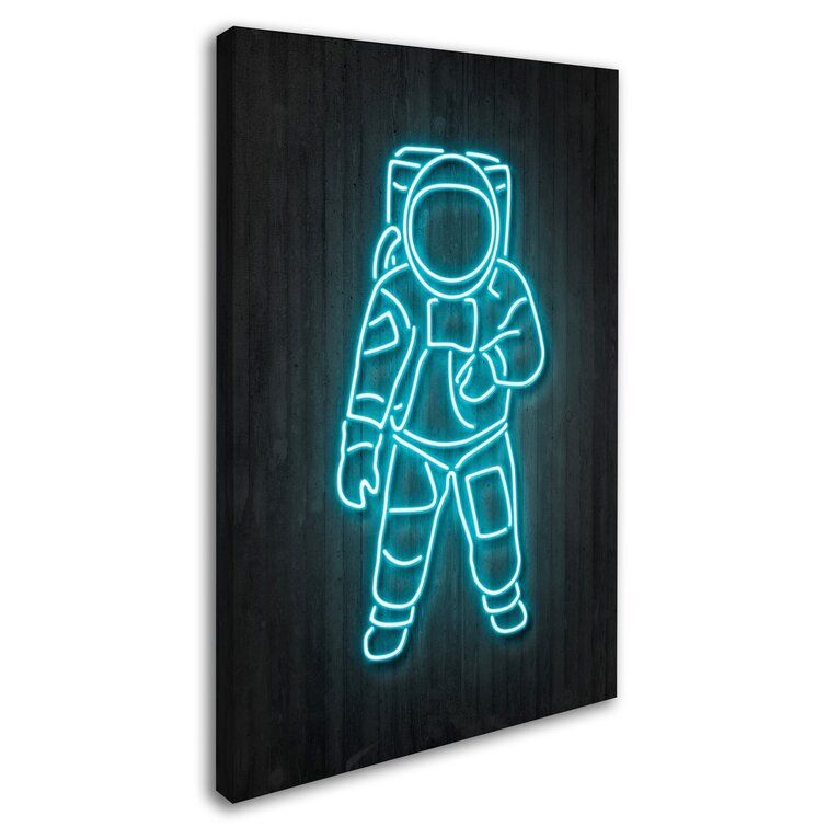 Octavian Mielu Astronaut Canvas Art Unframed thumbnail 2