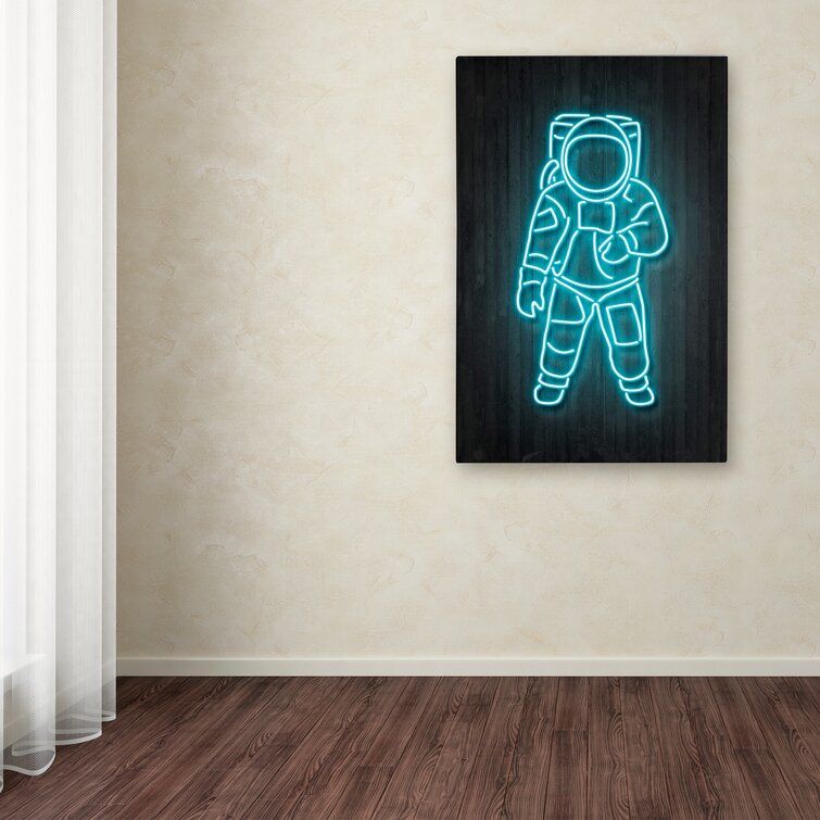 Octavian Mielu Astronaut Canvas Art Unframed thumbnail 3