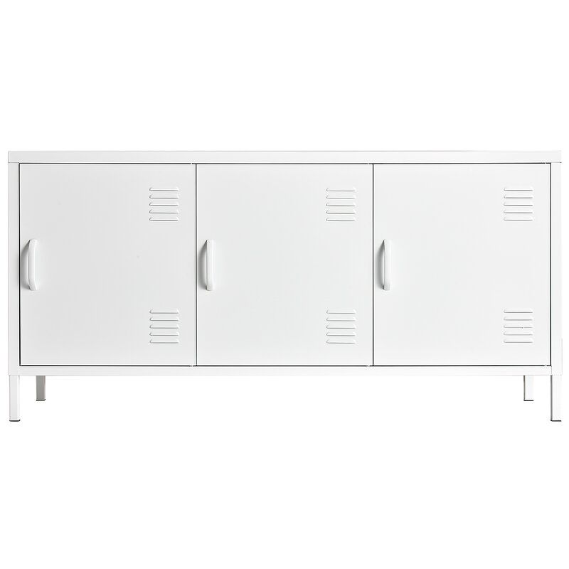 Metal 3 Door Accent Cabinet thumbnail 2