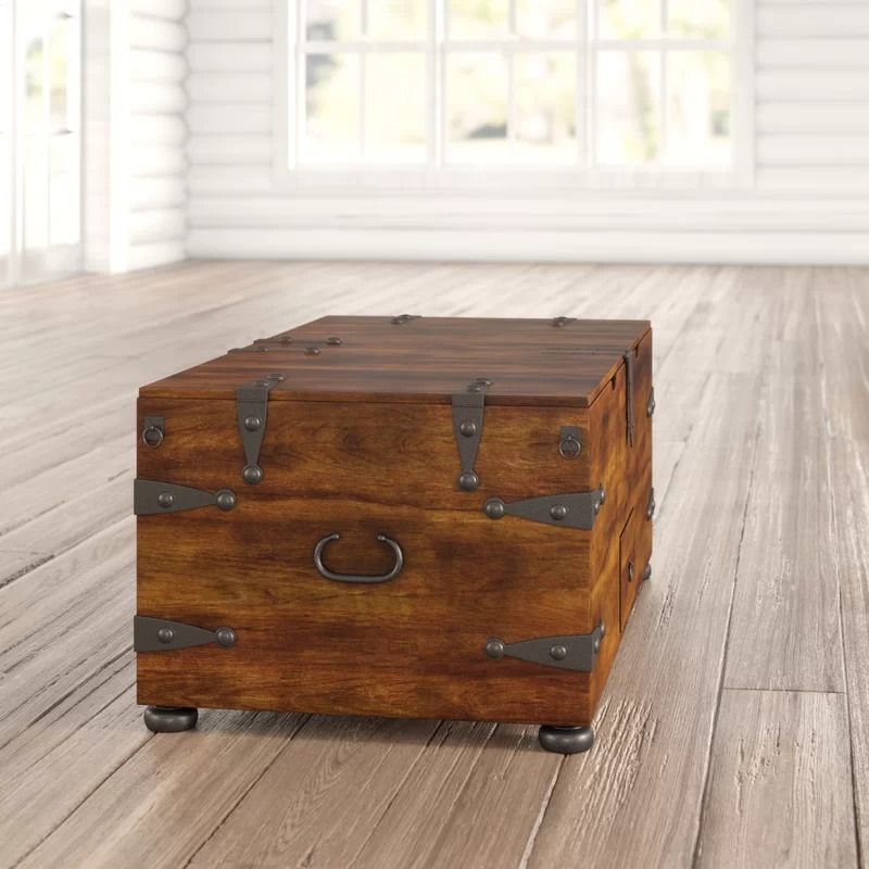 Castrejon Solid Wood Lift Top Coffee Table with Storage thumbnail 4