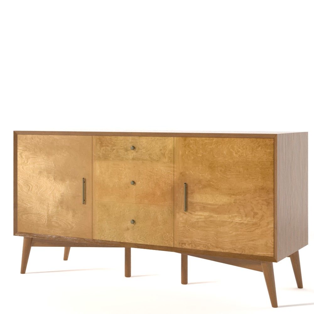 Acorn Union City 3 Drawer Buffet Table thumbnail 3