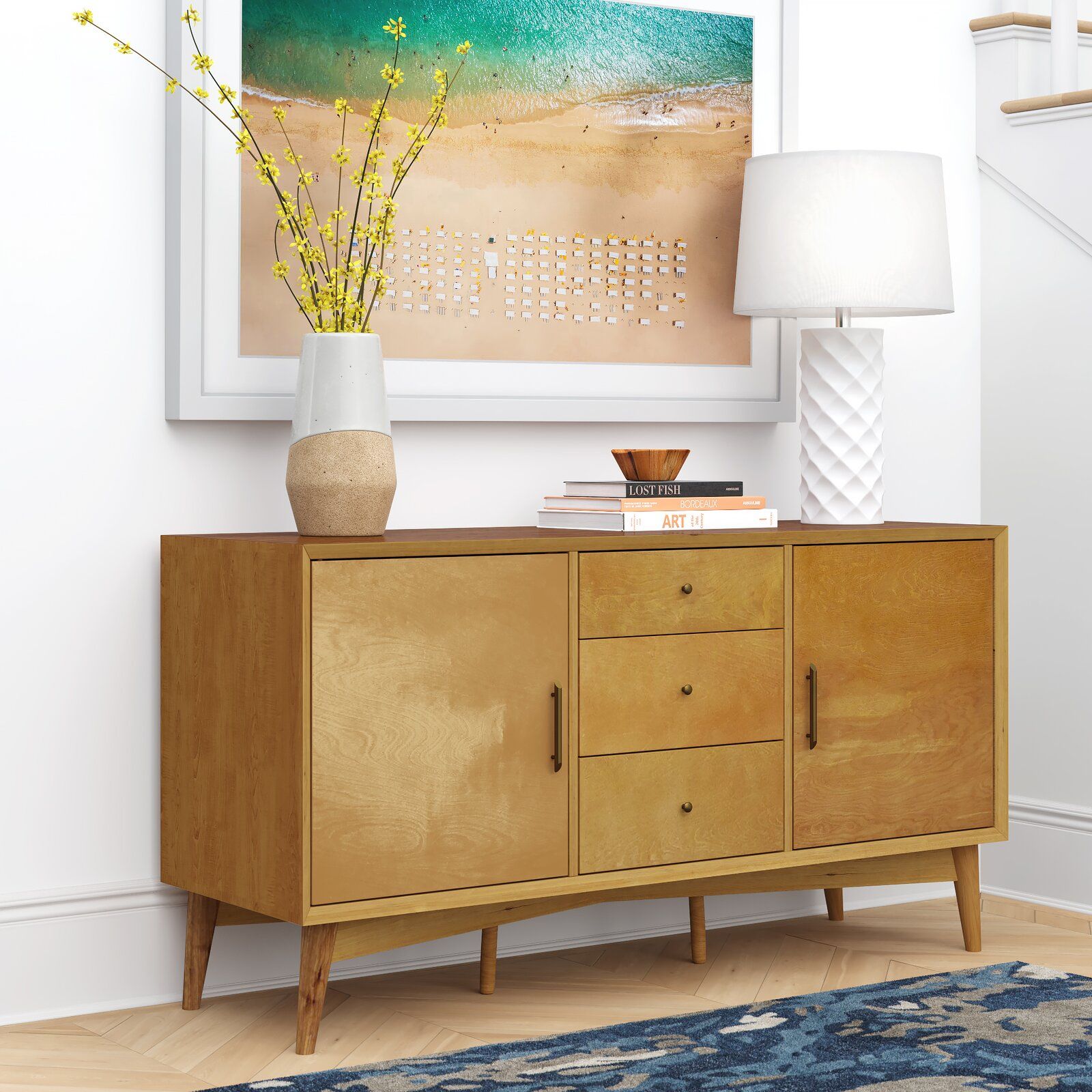 Acorn Union City 3 Drawer Buffet Table thumbnail 7