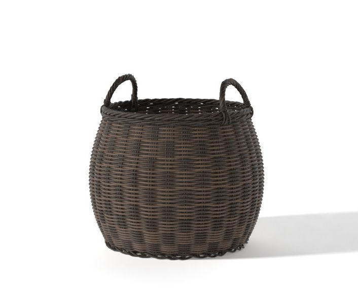 Wooley Wicker Basket thumbnail 2