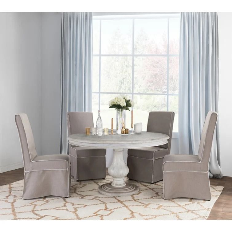 Adrienne Solid Wood Dining Table thumbnail 2