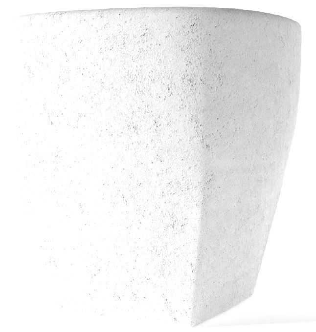 VIRGIL MATTE WHITE PLANTERS Large thumbnail 2
