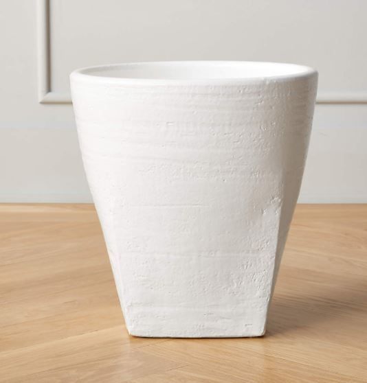 VIRGIL MATTE WHITE PLANTERS Large thumbnail 3