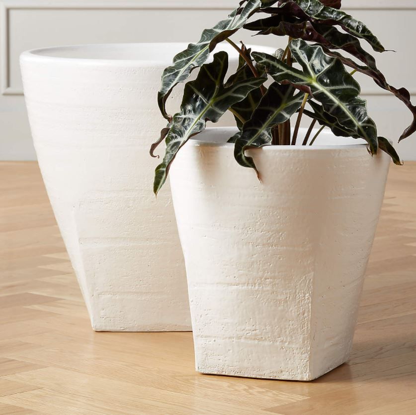 VIRGIL MATTE WHITE PLANTERS Large thumbnail 4