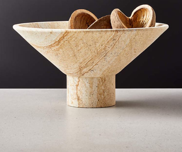 Dune Footed Sandstone Bowl thumbnail 3