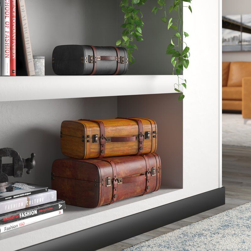 Freel 3 Piece Suitcase Trunk Set of 3 thumbnail 5