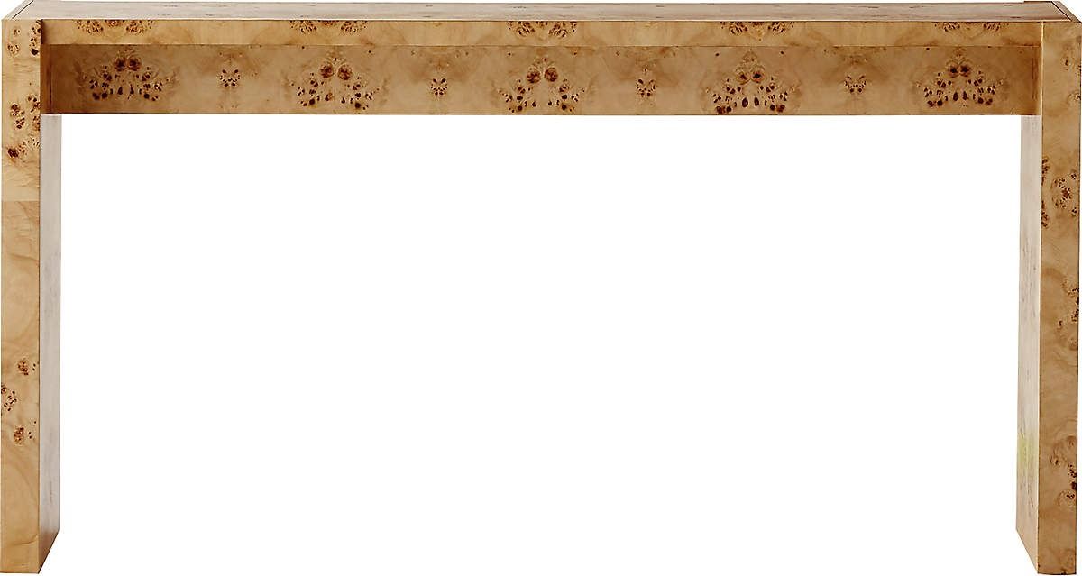 NicheI Burl Wood Console Table thumbnail 4