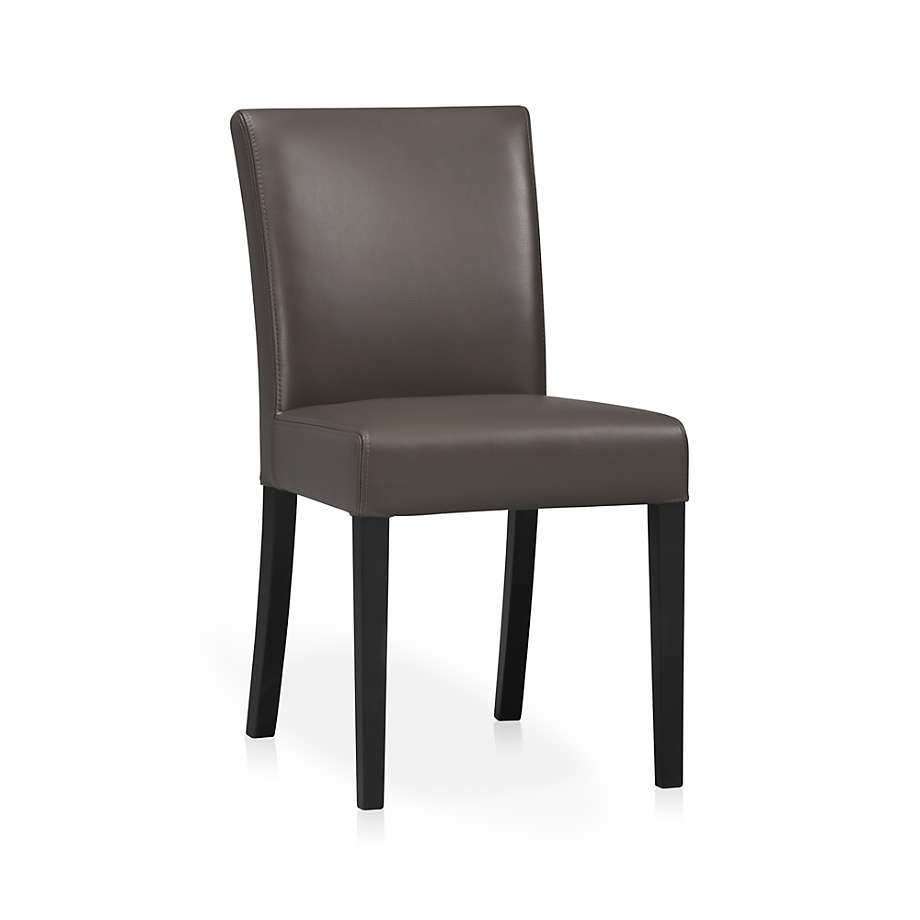 Lowe Smoke Leather Dining Chair thumbnail 2