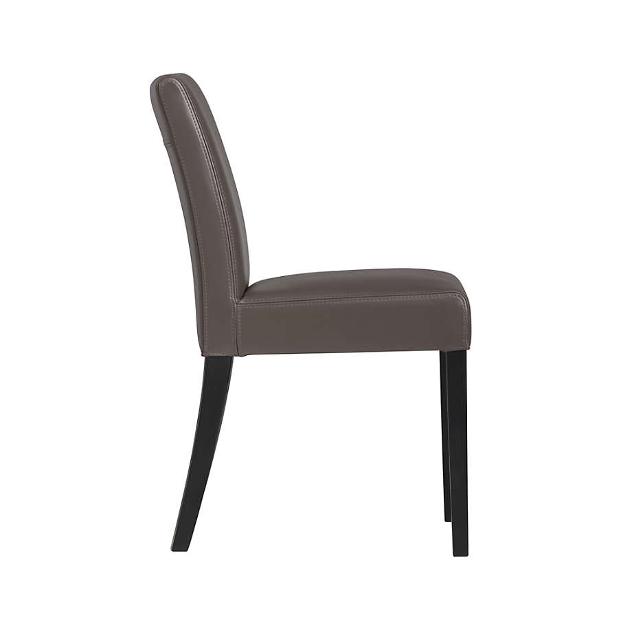 Lowe Smoke Leather Dining Chair thumbnail 3