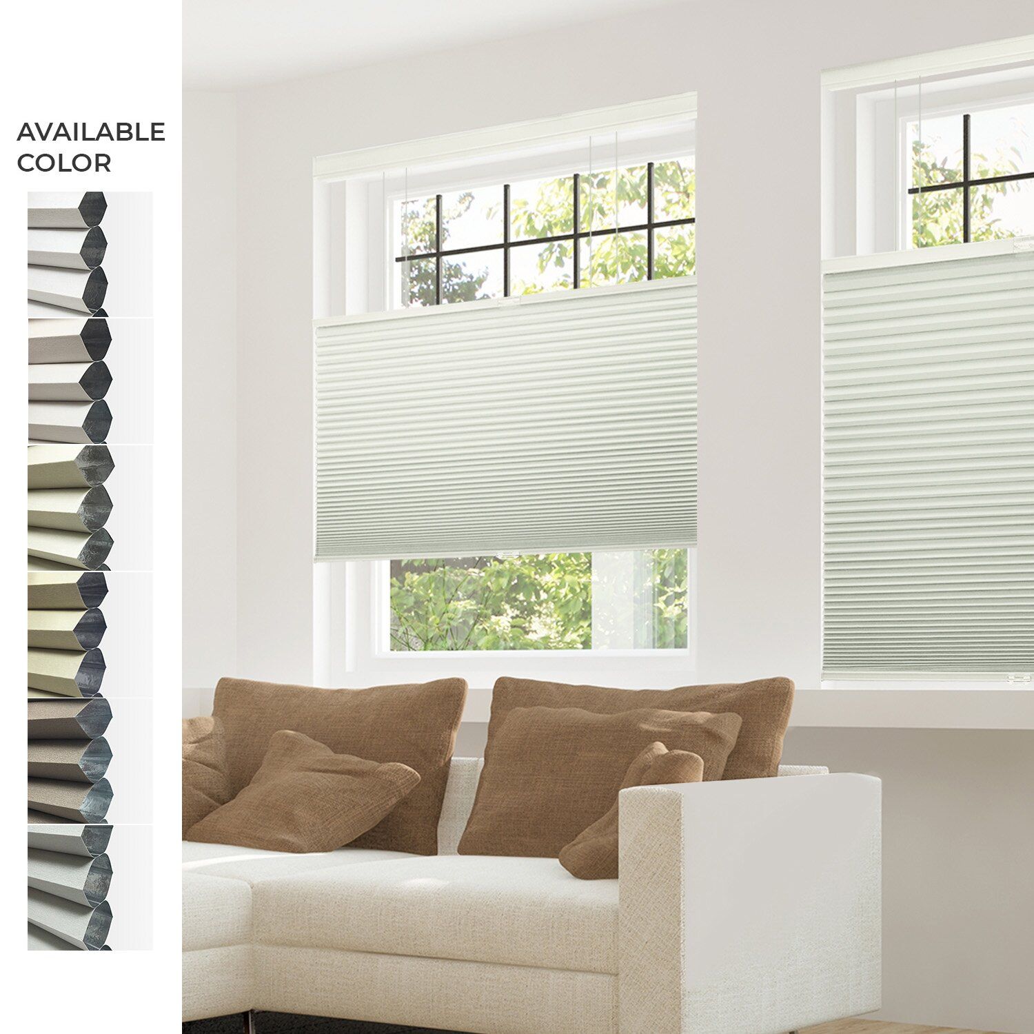 Custom Made Cordless Blackout Cellular Shade thumbnail 2