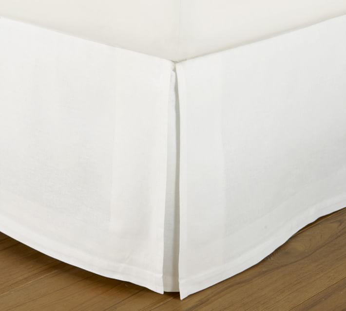 PB Essential Cotton And Linen Bed Skirt thumbnail 2