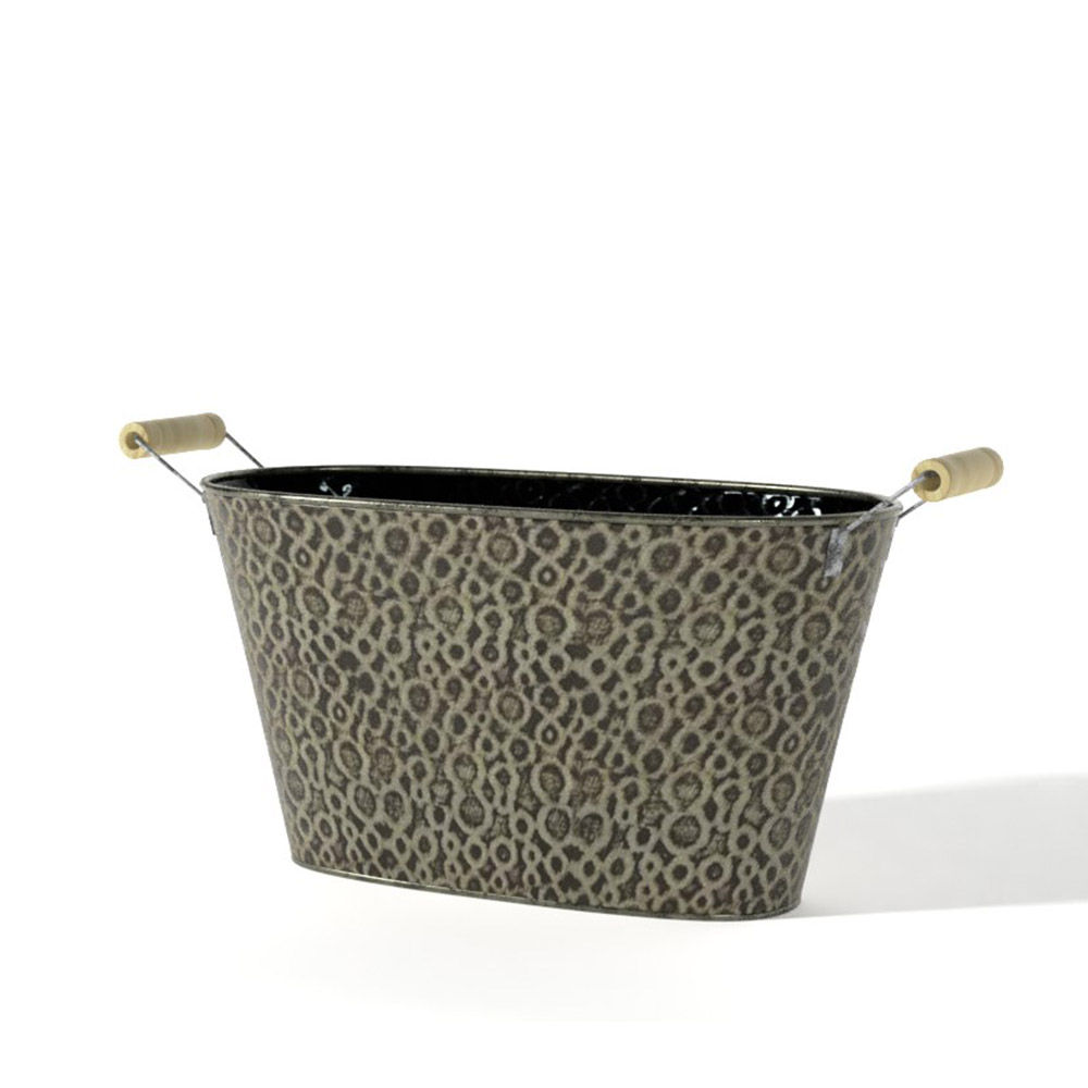 Galvanized Metal Bucket Set of 3 thumbnail 2