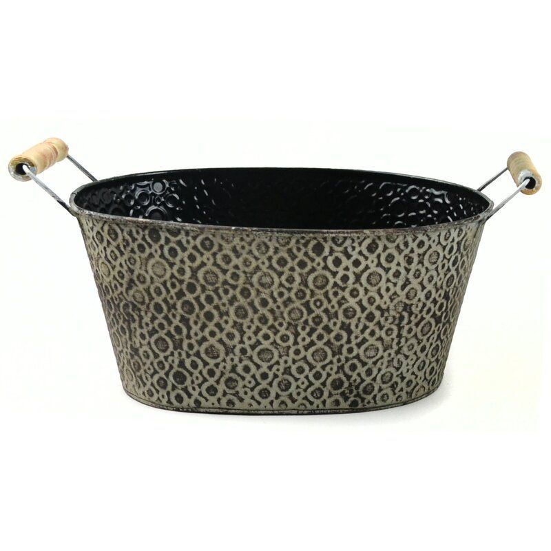 Galvanized Metal Bucket Set of 3 thumbnail 4
