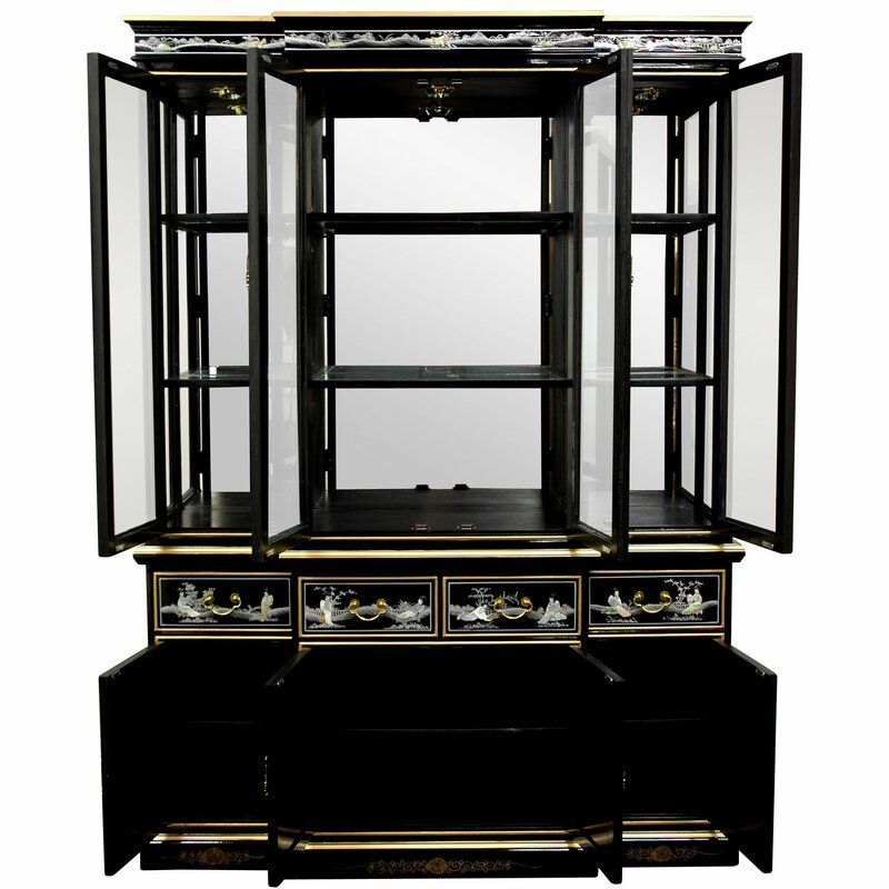 Dianah Lighted China Cabinet thumbnail 2