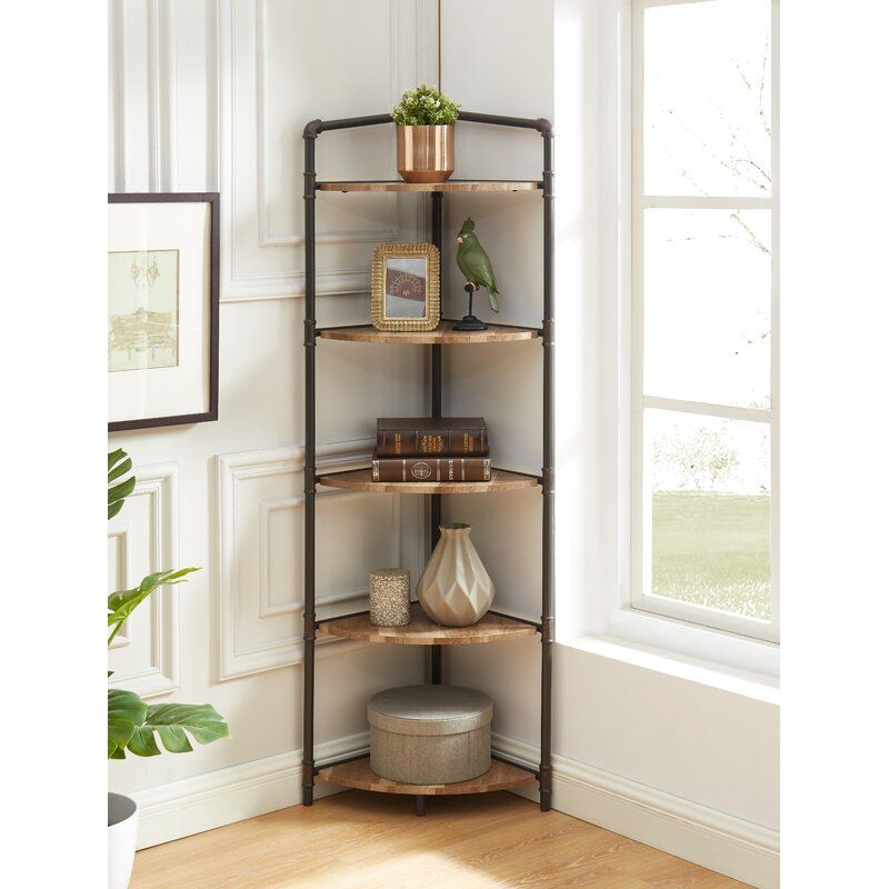 Burkey Steel Corner Bookcase thumbnail 2