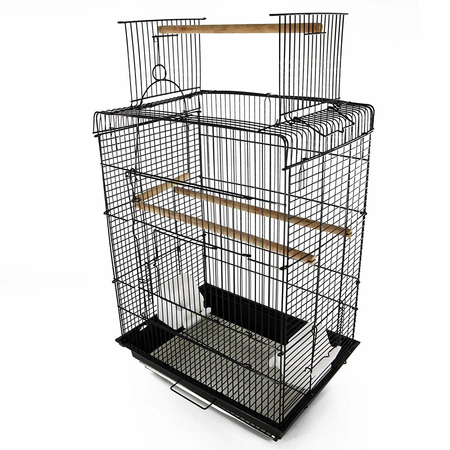 Cairns Steel Play Top Table Top Bird Cage with Perch thumbnail 5