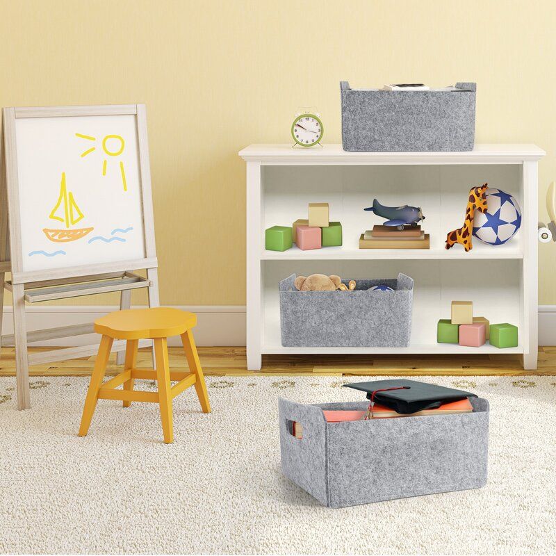 3 Piece Collapsible Storage Basket thumbnail 3