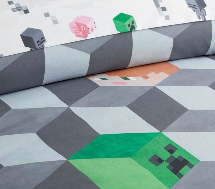 Minecraft Organic Printed Duvet Twin thumbnail 3