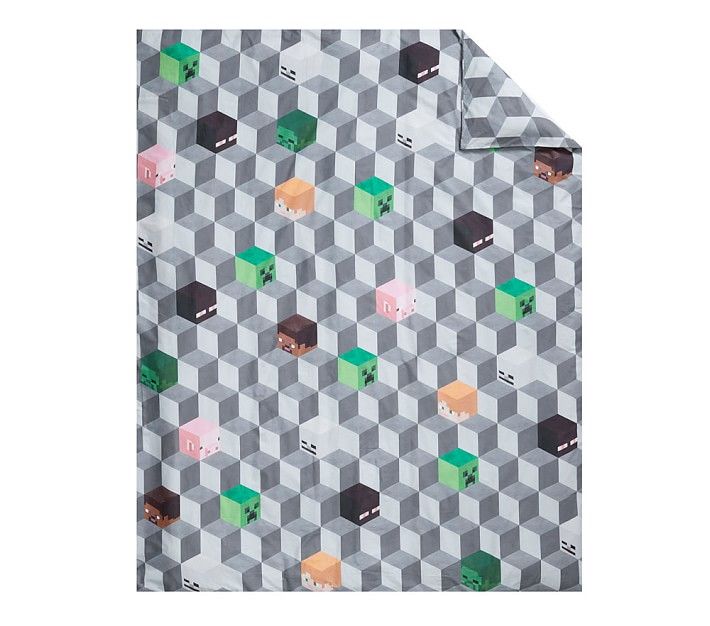 Minecraft Organic Printed Duvet Twin thumbnail 5