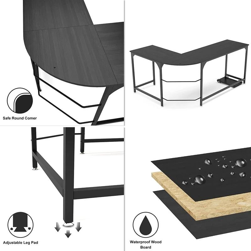 Angelpreet Reversible L Shape Desk thumbnail 4