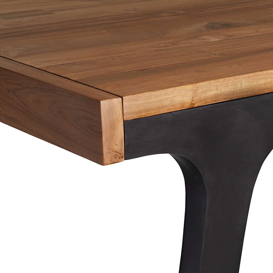Lakin Recycled Teak Extendable Dining Table thumbnail 5