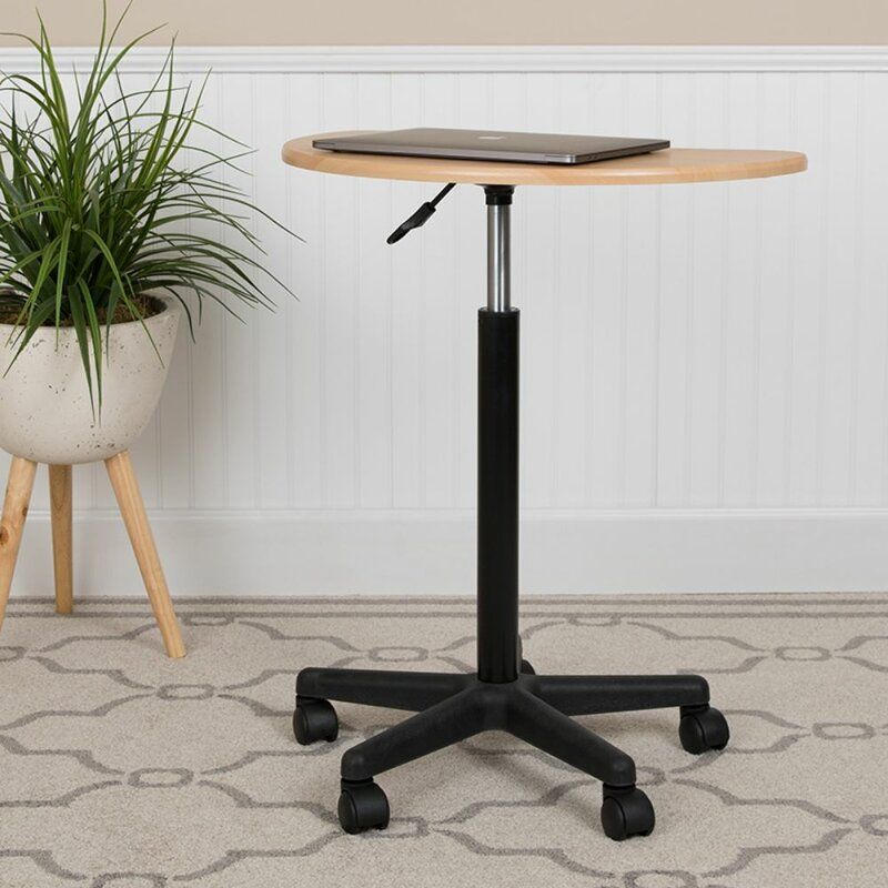 Hartfield Height Adjustable Half Circle Standing Desk Converter thumbnail 2