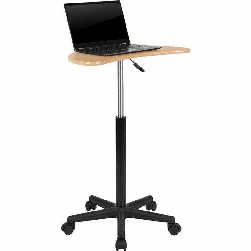 Hartfield Height Adjustable Half Circle Standing Desk Converter thumbnail 3