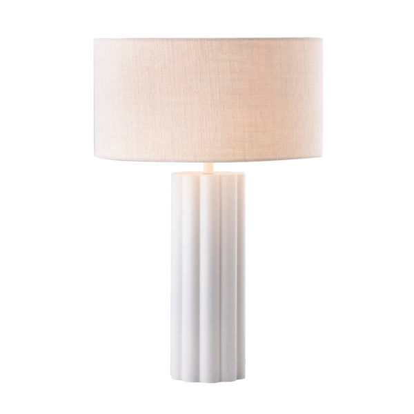 Latura Cream Table Lamp thumbnail 2