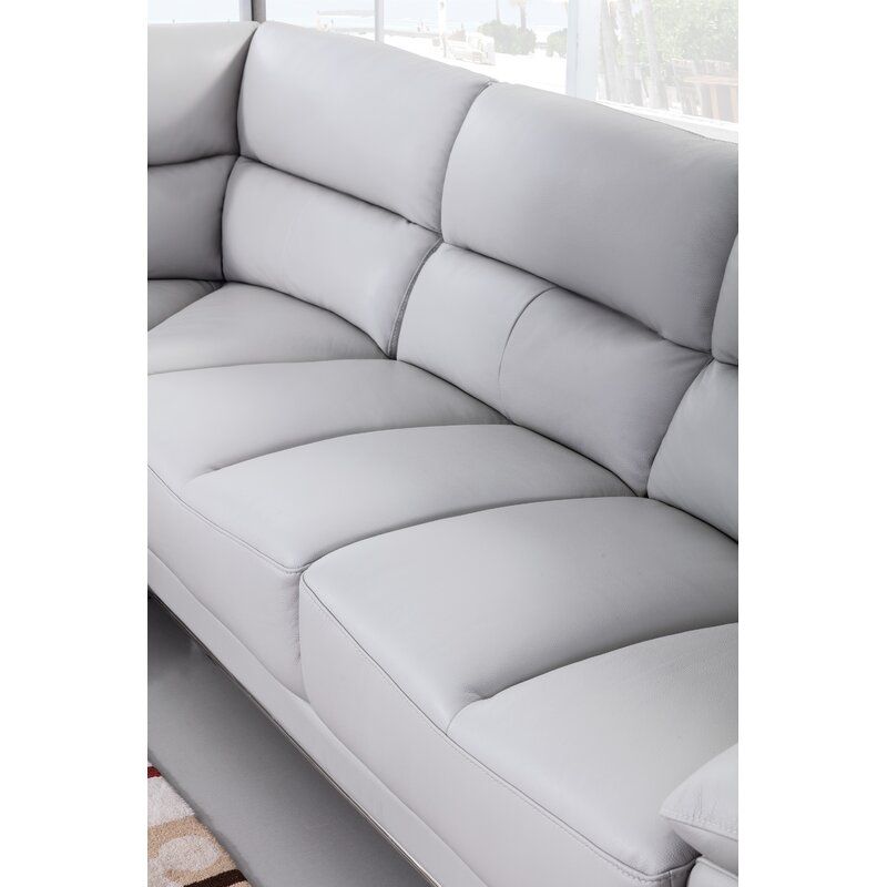 Argenziano Genuine Leather Symmetrical Modular Corner Sectional thumbnail 4
