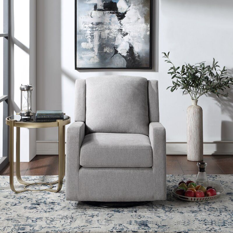Esfira Wide Tufted Swivel Armchair thumbnail 2