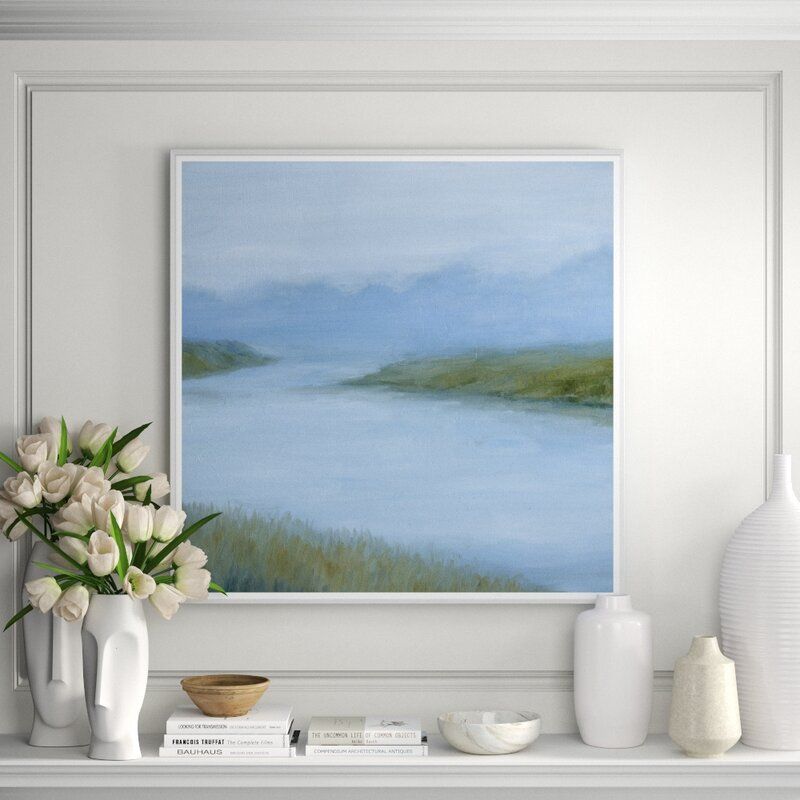 Blue Landscape With frame thumbnail 2